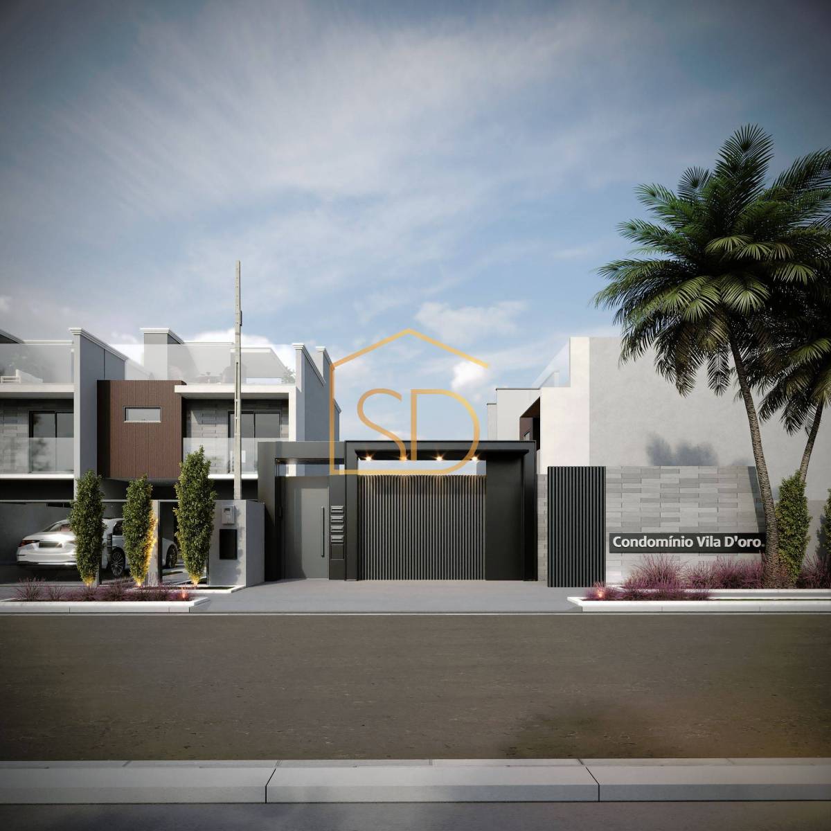 Espetacular Casa Triplex Alto Padrão no Condomínio Vila Doro com 3 quartos 1 suíte e Rooftop, 139,37m², à venda em Curitiba, Santa Felicidade - Solange Delfim Consultora de Imóveis