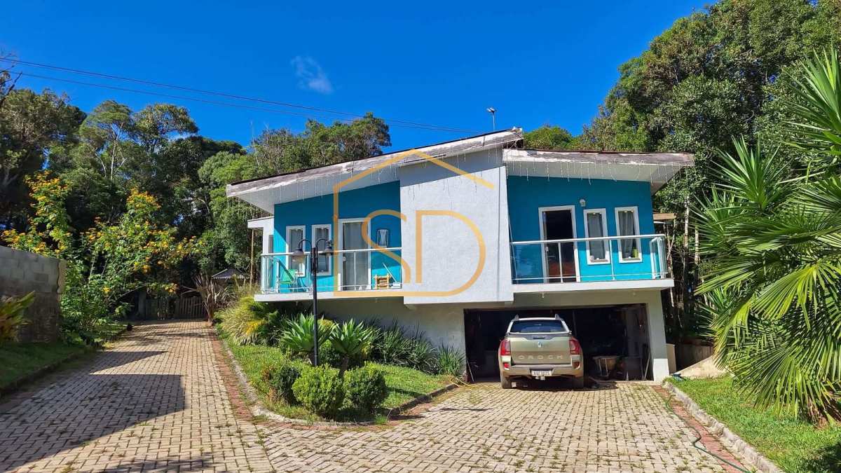 Chácara com linda casa à venda, no Condomínio Sol Nascente em Tijucas do Sul, Rio do Una, com 3 suítes, 185m² - Solange Delfim Consultora de Imóveis