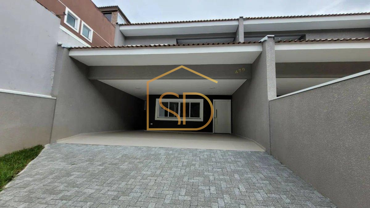 Excelente Sobrado Novo com 3 suítes, 300m² de terreno, à venda em São José dos Pinhais, Aristocrata - Solange Delfim Consultora de Imóveis