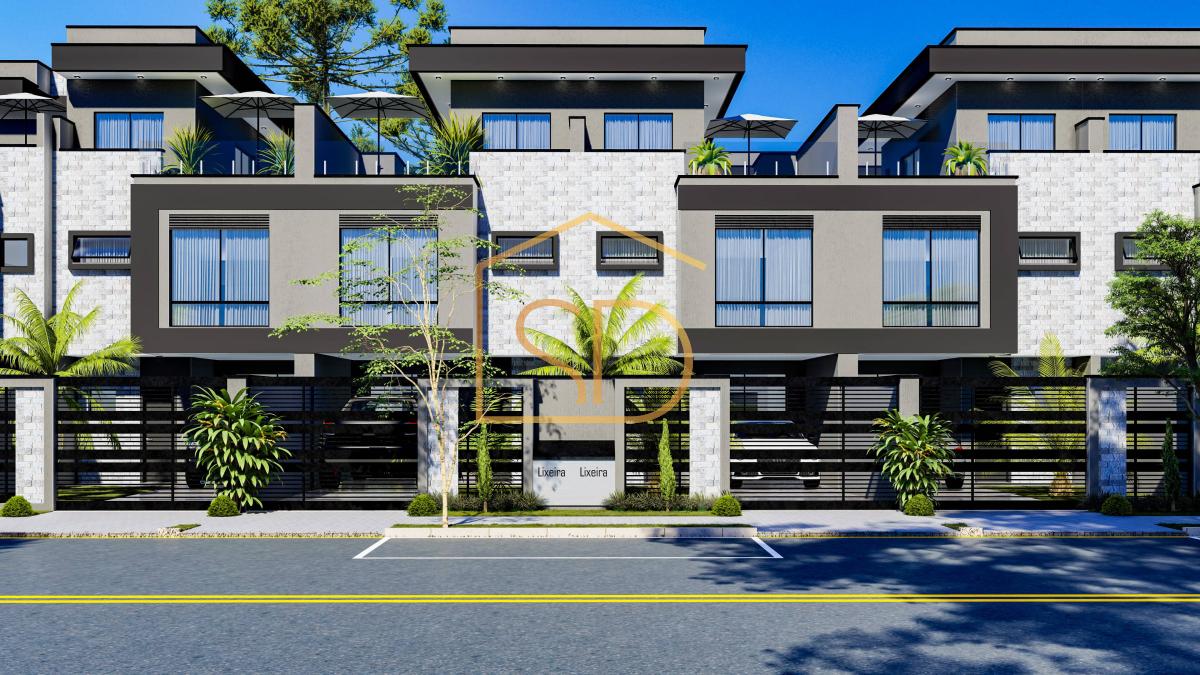 Maravilhoso Sobrado Triplex com 3 quartos 1 suíte, varanda e jazuzzi, 150m², à venda em Curitiba, Cajuru - Solange Delfim Consultora de Imóveis