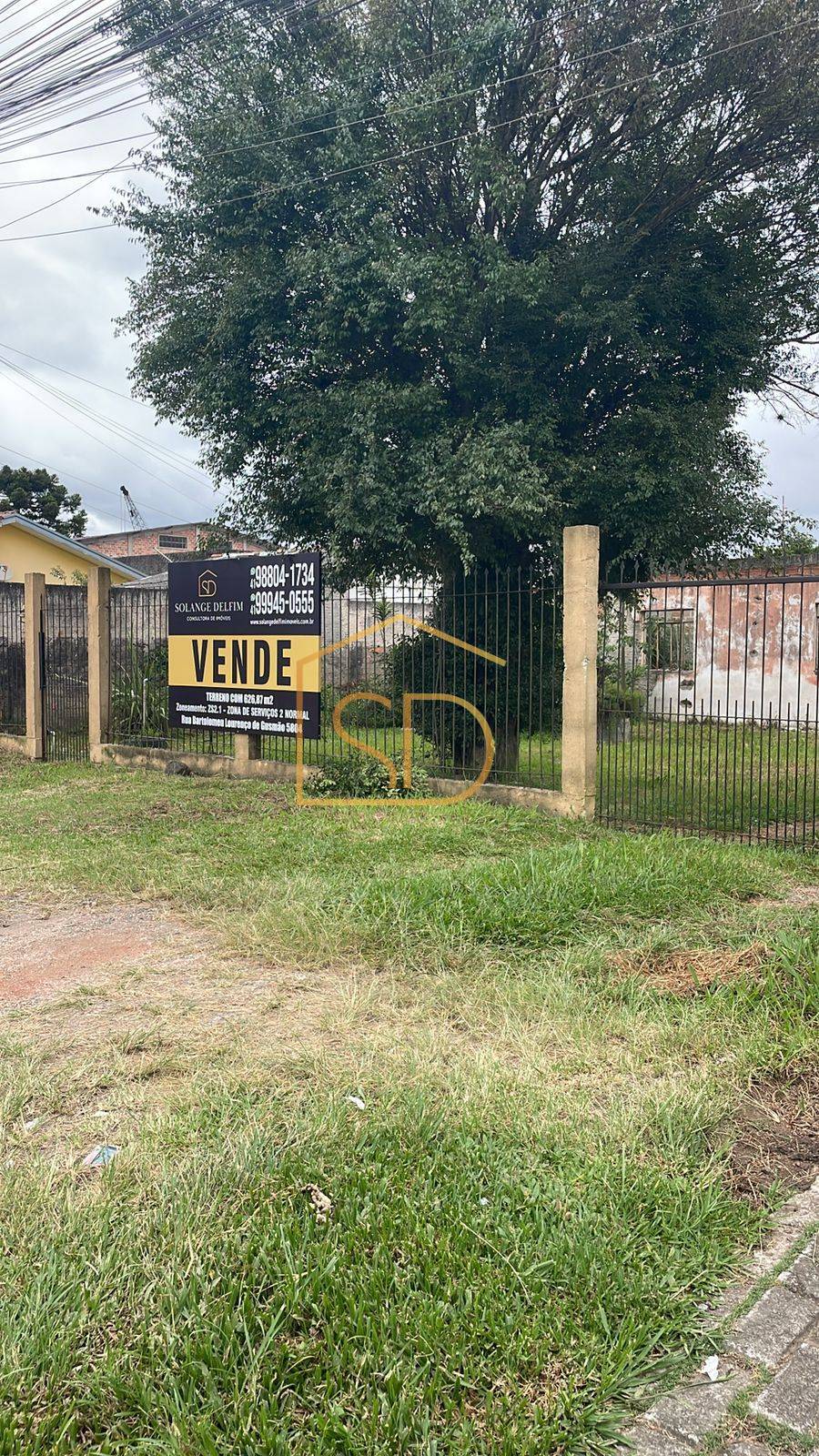 Maravilhoso Terreno ZS2.1 com 626,87m², à venda em Curitiba, Boqueirão - Solange Delfim Consultora de Imóveis