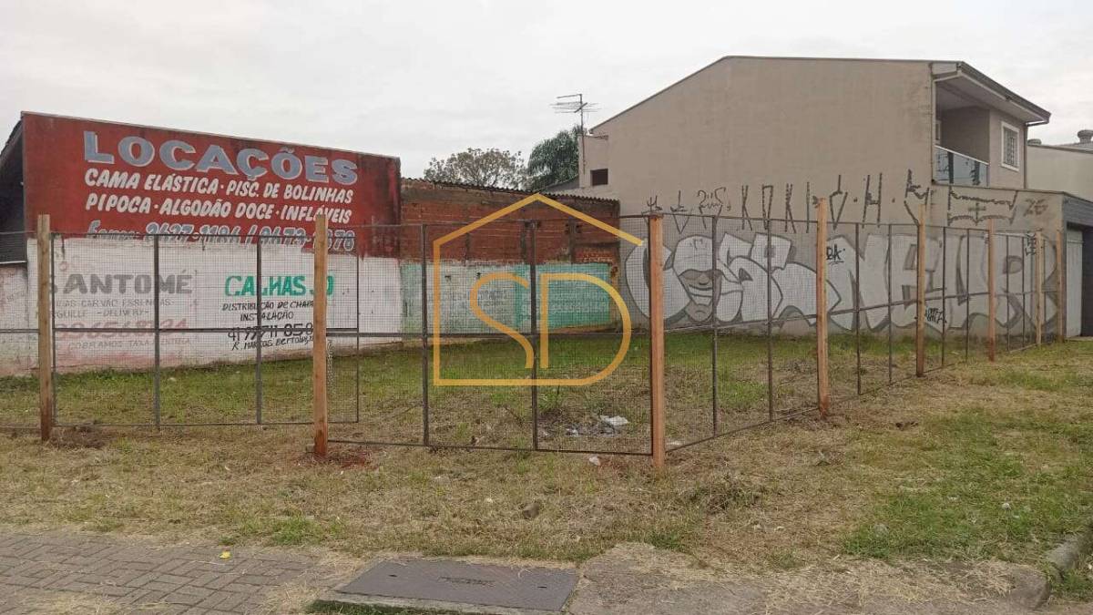 Oportunidade Terreno com 205,21m² ,de esquina com alvará de construção aprovado para lojas, à venda no Tatuquara em Curitiba