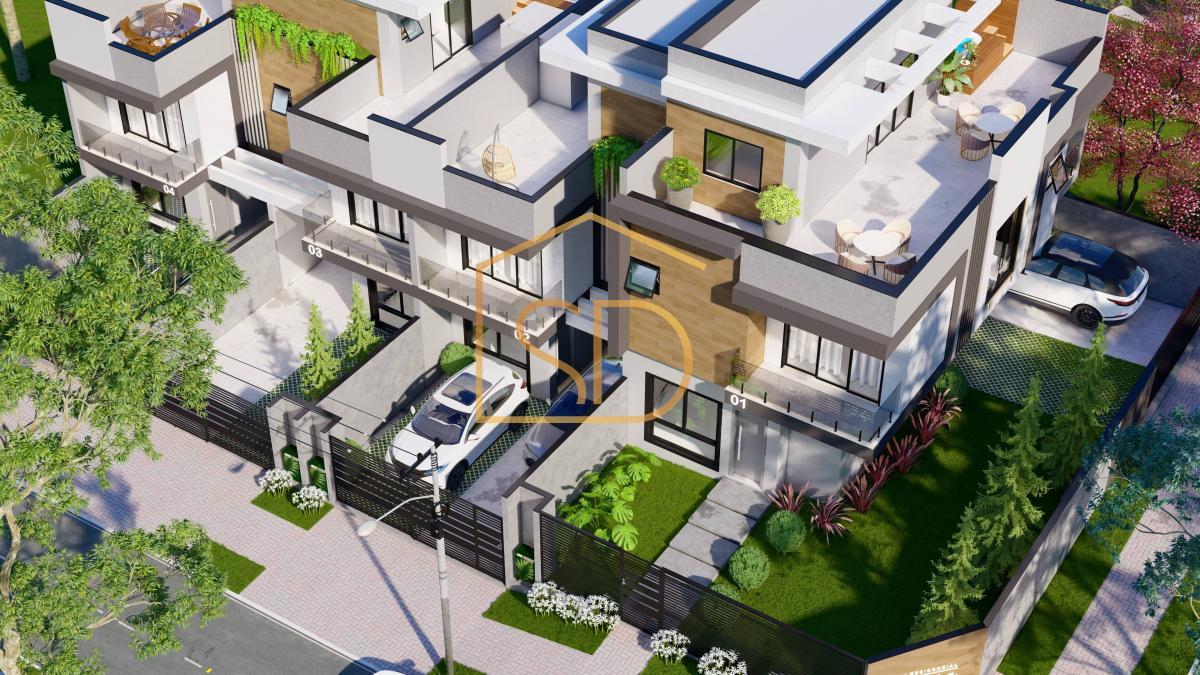 Espetacular Sobrado Alto Padrão de esquina com 3 suites, Ático e Varanda Gourmet, 225m², à venda em Curitiba, Água Verde - Solange Delfim Consultora de Imóveis