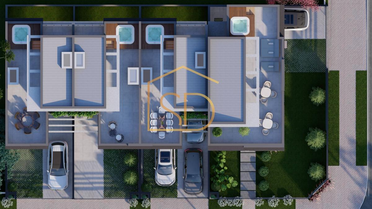 Espetacular Sobrado Alto Padrão de esquina com 3 suites, Ático e Varanda Gourmet, 225m², à venda em Curitiba, Água Verde - Solange Delfim Consultora de Imóveis