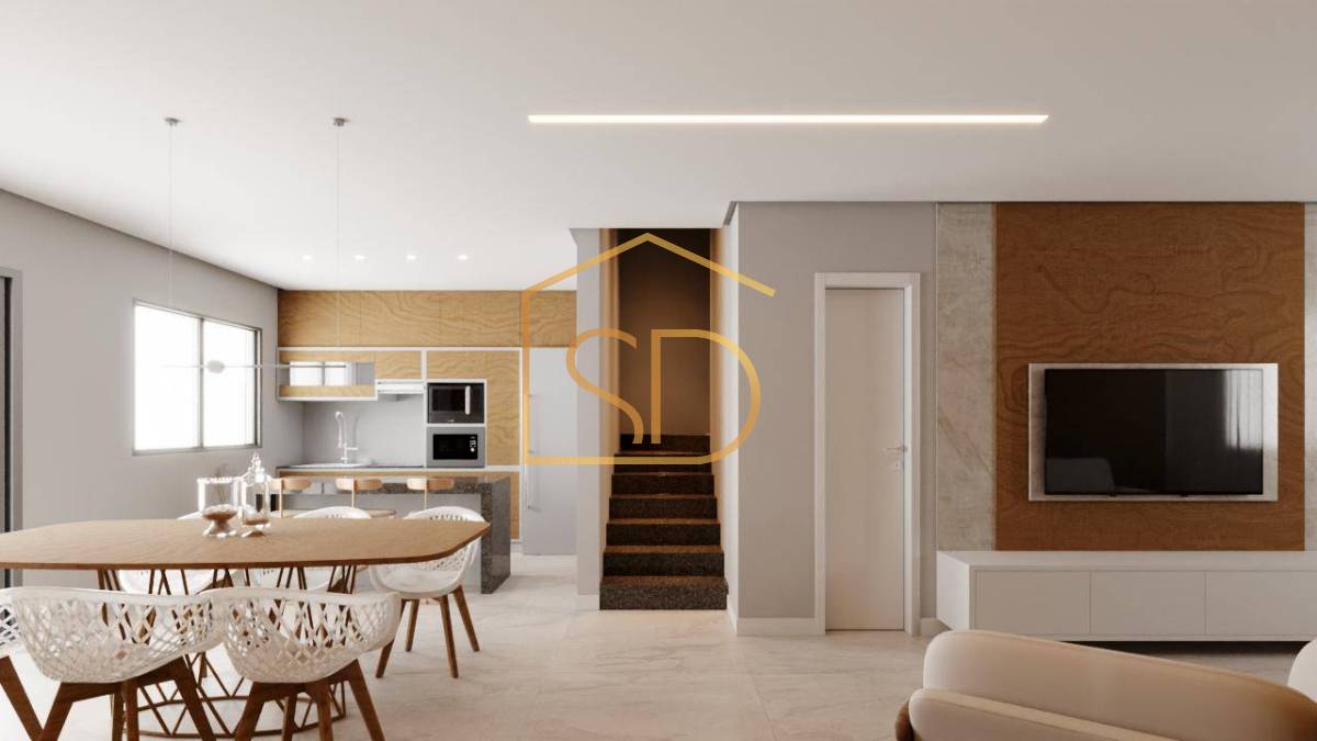 Sobrado à venda, no Brisas de São Gabriel II,  em São José dos Pinhais, Cruzeiro, com 3 quartos, 117m² - Solange Delfim Consultora de Imóveis