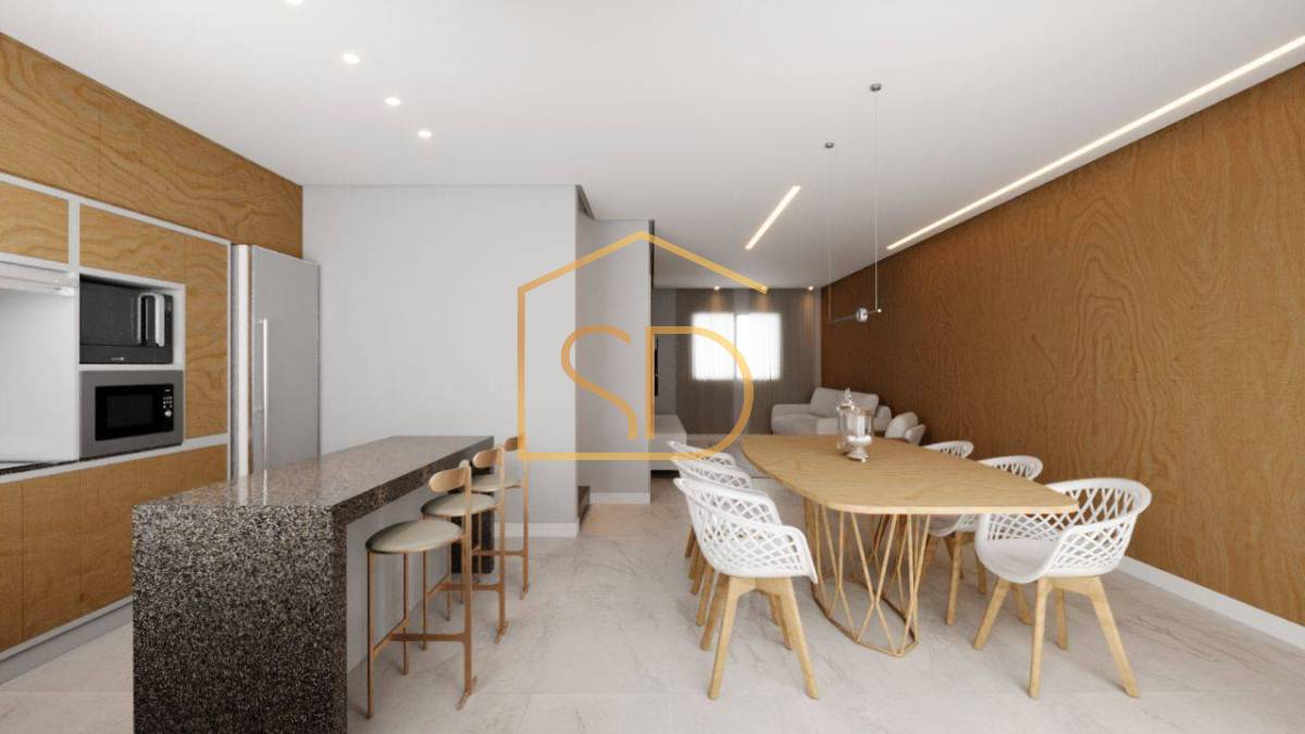 Sobrado à venda, no Brisas de São Gabriel II,  em São José dos Pinhais, Cruzeiro, com 3 quartos, 117m² - Solange Delfim Consultora de Imóveis