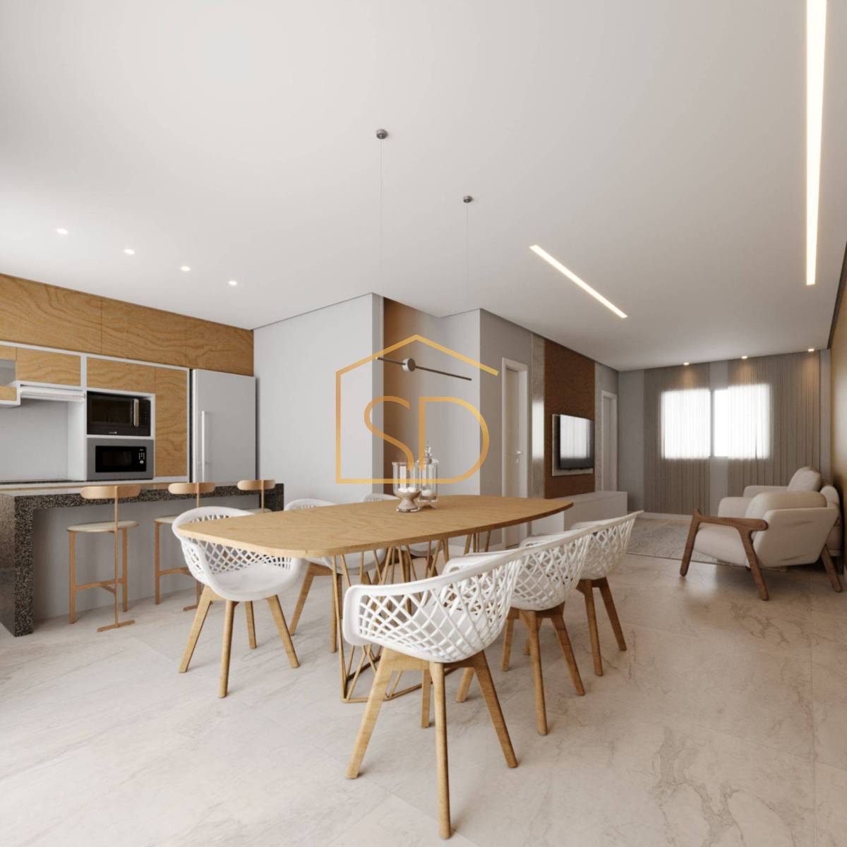 Sobrado à venda, no Brisas de São Gabriel II,  em São José dos Pinhais, Cruzeiro, com 3 quartos, 117m² - Solange Delfim Consultora de Imóveis