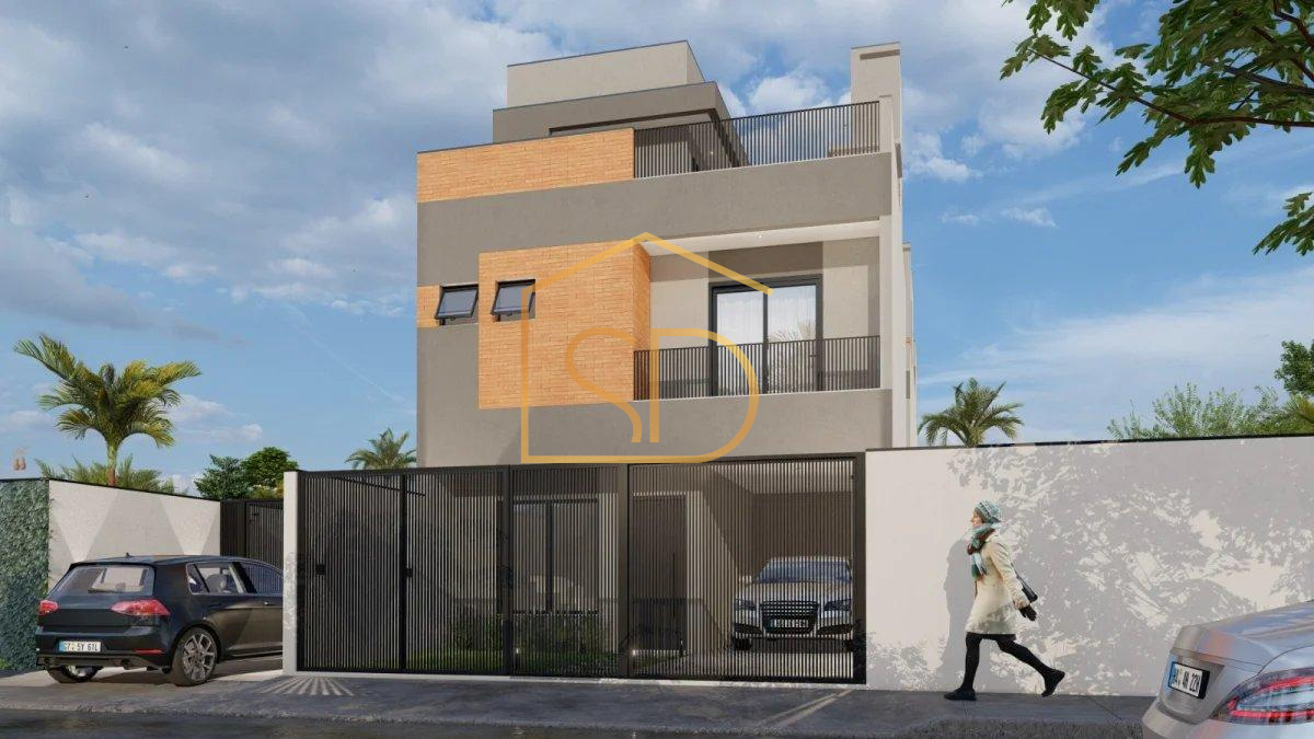 Sobrado Novo com 3 quartos 1 suíte, 160,13m², à venda em Curitiba, Cajuru - Solange Delfim Consultora de Imóveis