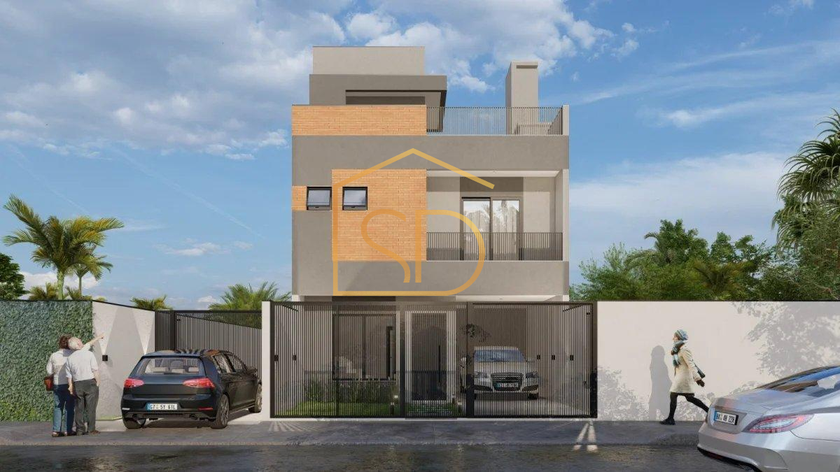 Sobrado Novo com 3 quartos 1 suíte, 160,13m², à venda em Curitiba, Cajuru - Solange Delfim Consultora de Imóveis