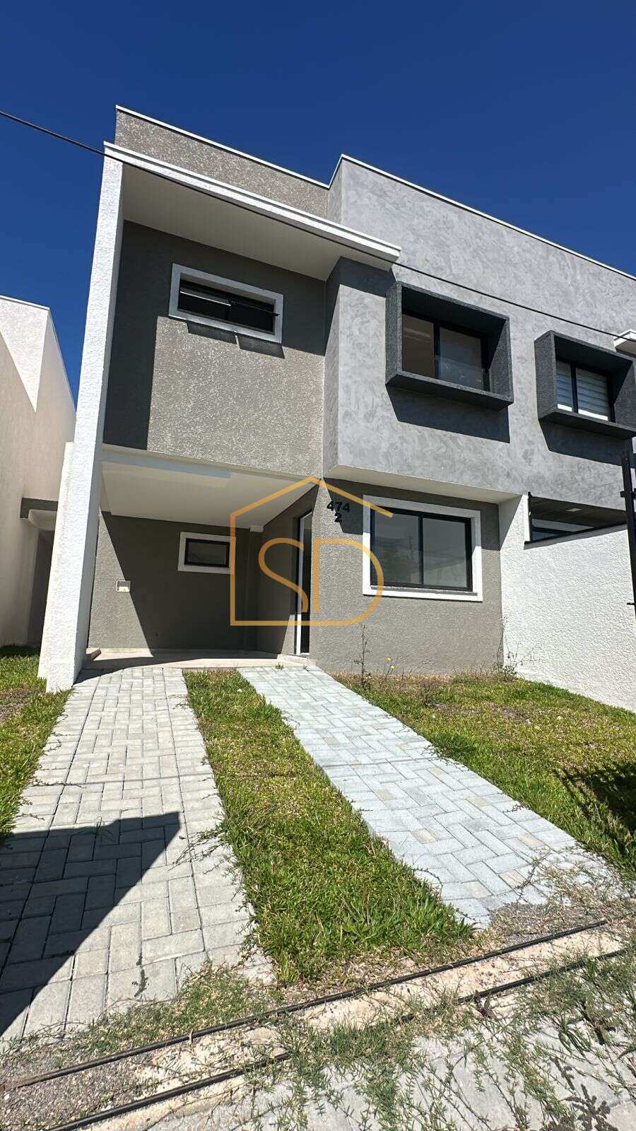 Sobrado Novo - Ultima Unidade com 3 quartos 1 suíte, à venda em São José dos Pinhais, Cruzeiro - Solange Delfim Consultora de Imóveis