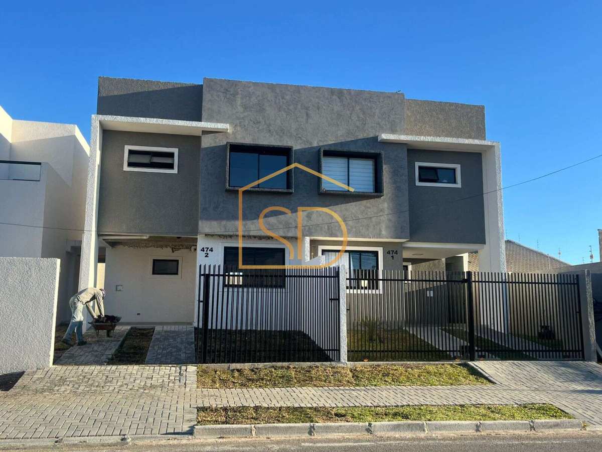 Sobrado Novo - Ultima Unidade com 3 quartos 1 suíte, à venda em São José dos Pinhais, Cruzeiro - Solange Delfim Consultora de Imóveis