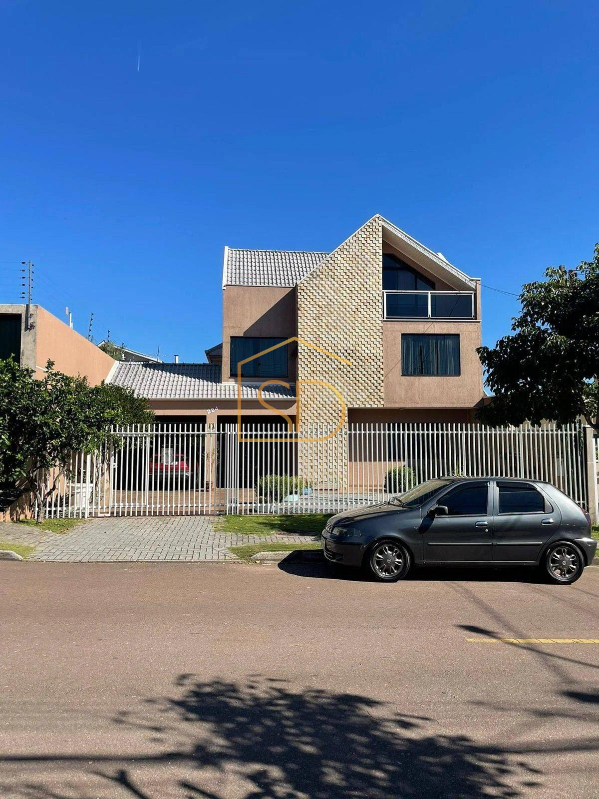 Moderno Sobrado Triplex com 4 quartos 1 suíte máster , 304,58m², à venda em São José dos Pinhais, Aristocrata - Solange Delfim Consultora de Imóveis